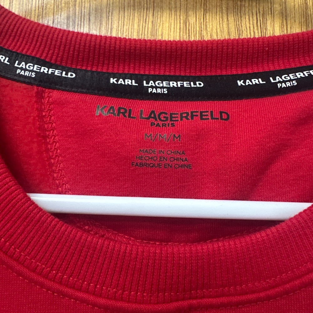 Karl Lagerfeld Sweatshirt Dress - Medium - Picture 3 of 4